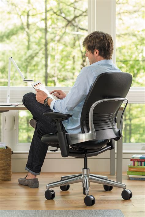 Voted best office chair, its 360-degree arms, contoured back and adjustments are designed for all the ways technology shapes your posture. . Leap from steelcase
